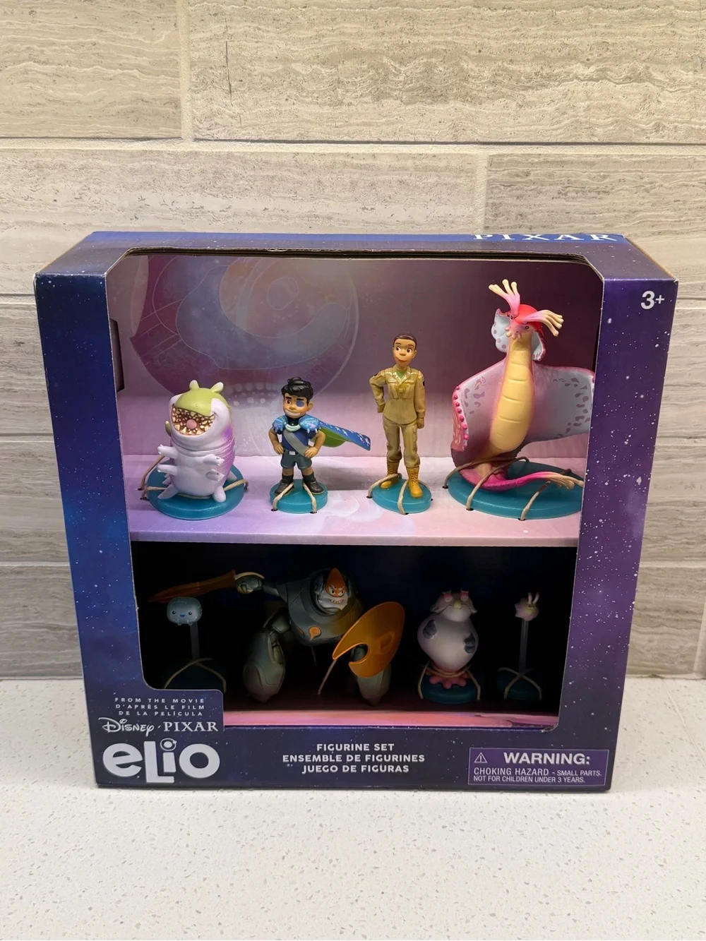 Disney Elio Figurine Set - Purple, Gold, Pink, Green, Gray